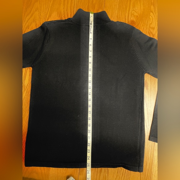 Casual Corner Women's black mid-weight mock neck sweater - Picture 5 of 7